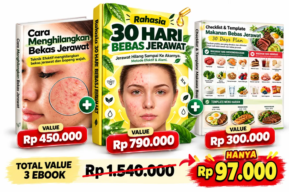 Paket tiga ebook bernilai Rp1.540.000, kini Rp97.000